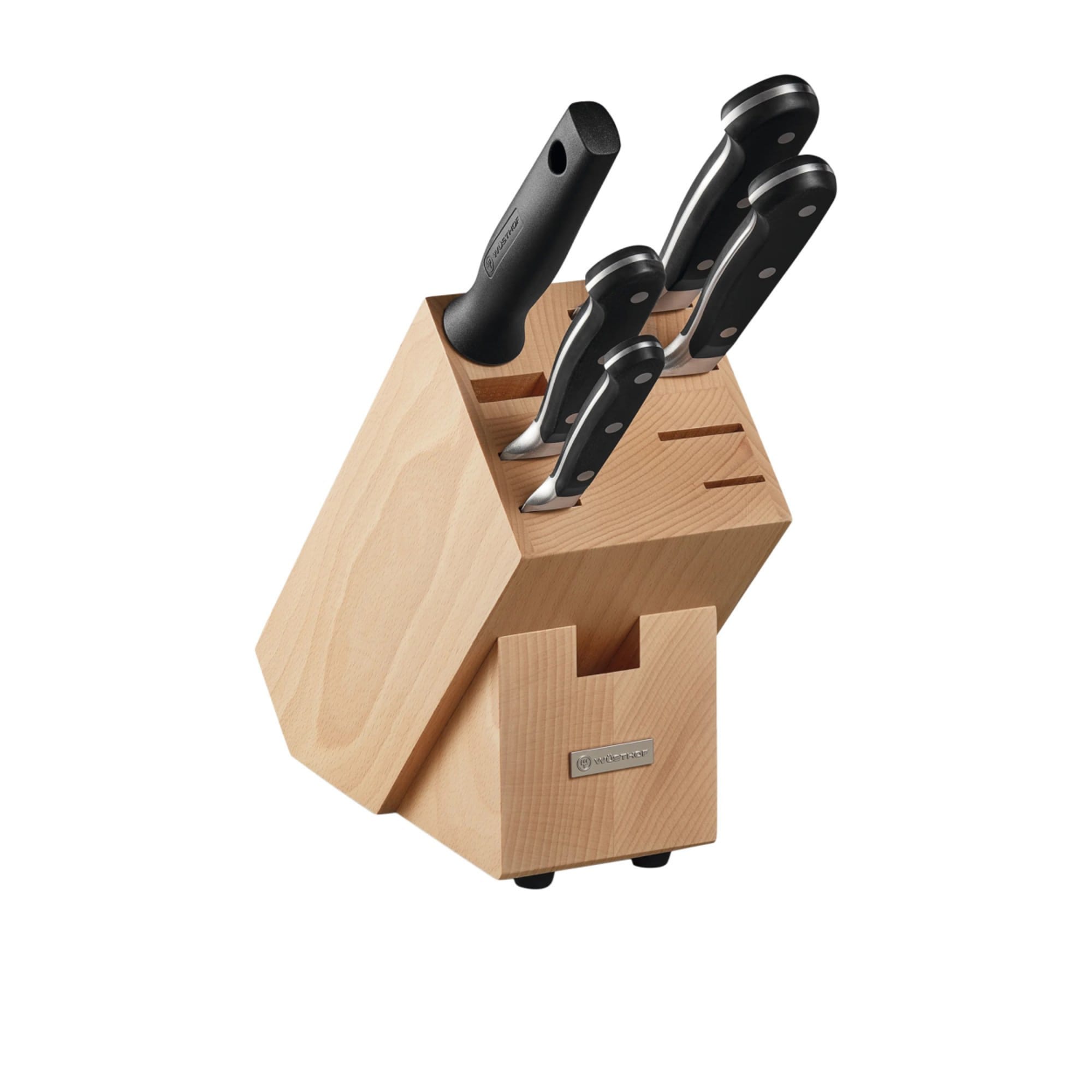 Wusthof 6pc Classic Knife Block Set with Carving Knife Kitchen Warehouse™
